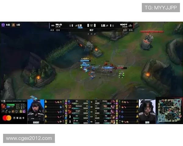 BLG战队迎战100T 强强对决剑指世界赛荣耀